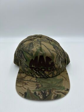 MAC Tools Camo Snapback Hat - Brown/Green